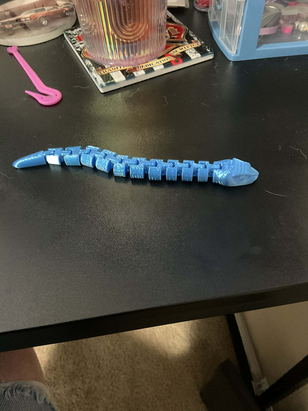 3D Printed Articulated Fidget Snakes
