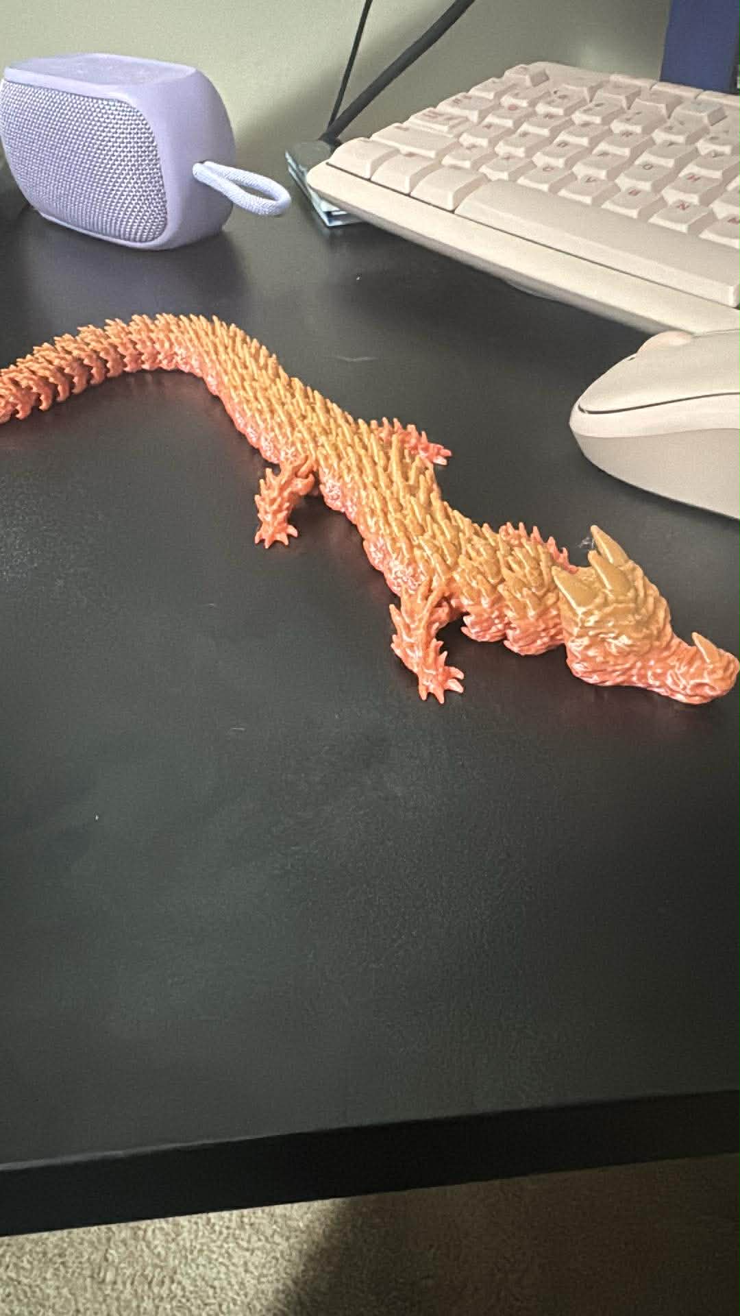 Articulated 3D Printed Dragons
