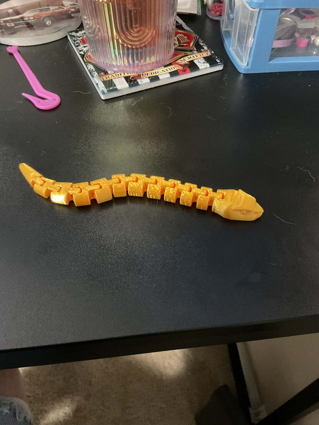 3D Printed Articulated Fidget Snakes