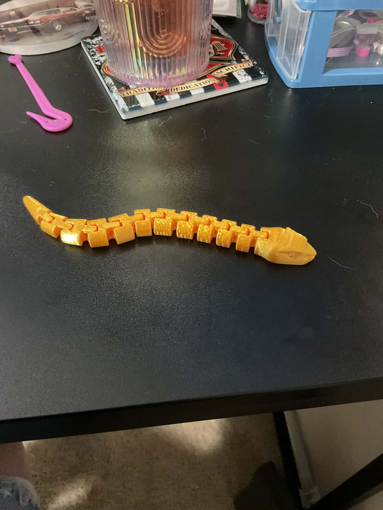 3D Printed Articulated Fidget Snakes