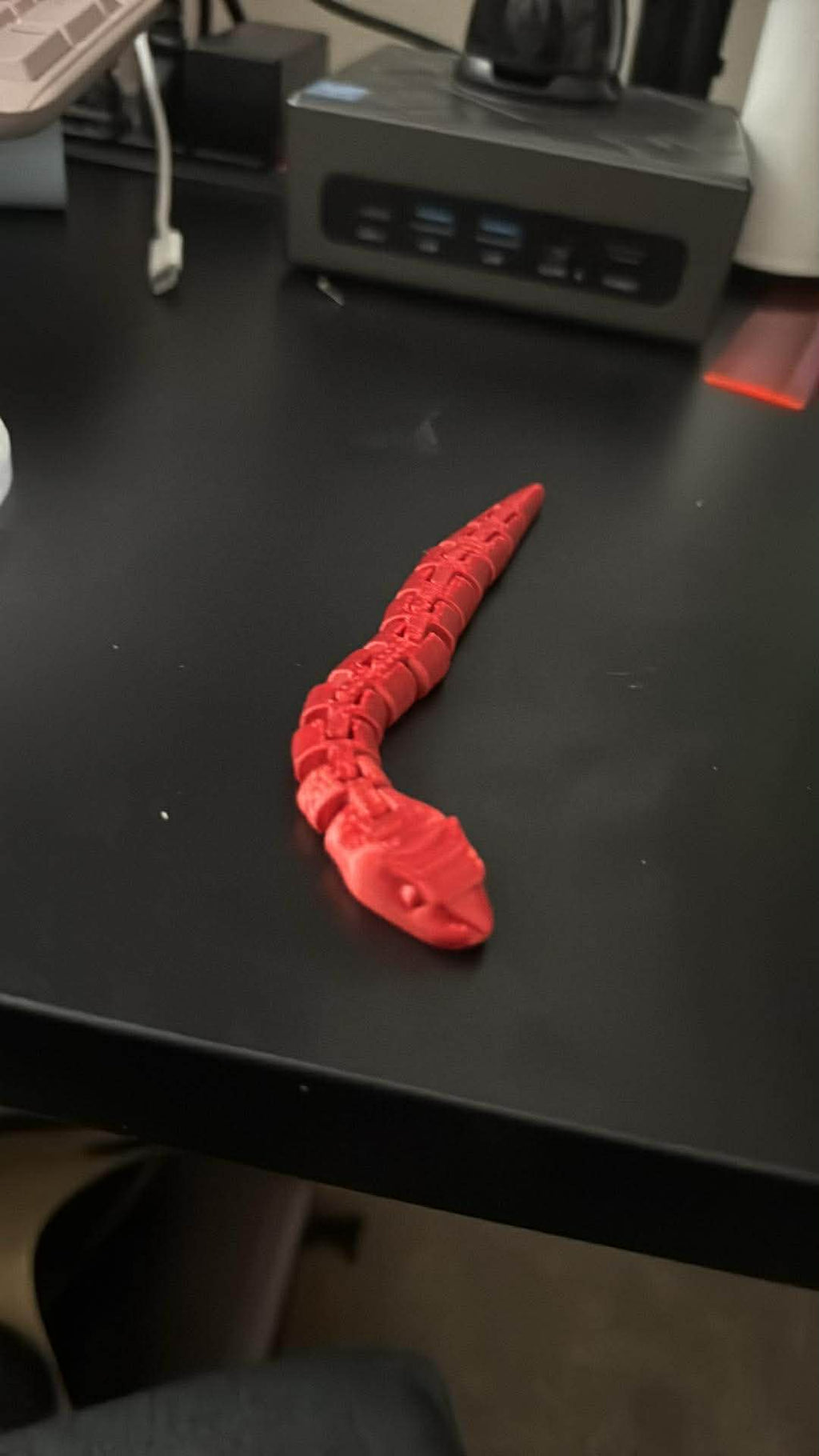 3D Printed Articulated Fidget Snakes