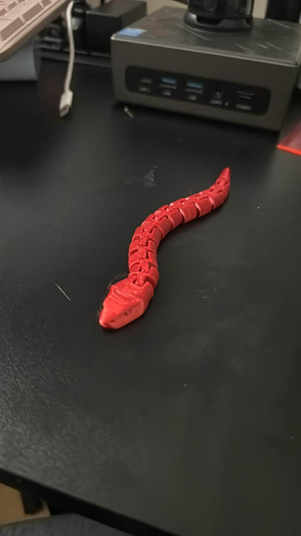 3D Printed Articulated Fidget Snakes